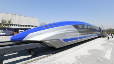 الصين تكشف النقاب عن قطار مغناطيسي بسرعة تصل إلى 600 7