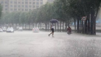 بدء موسم الأمطار الموسمية في الصين ودرجات الحرارة تصل إلى 40 درجة مئوية