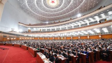 افتتاح الدورة الثالثة لمجلس الشعب الصيني