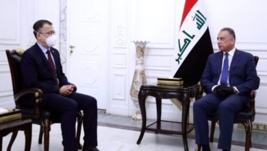 رئيس الوزراء العراقي يستقبل السفير الصيني في بغداد